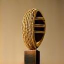 デザインアワードのトロフィーと賞状