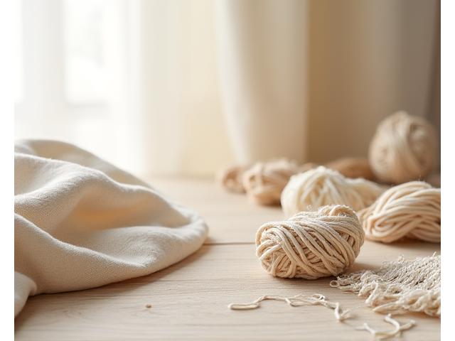 医療用やアートクラフト向けの天然繊維素材